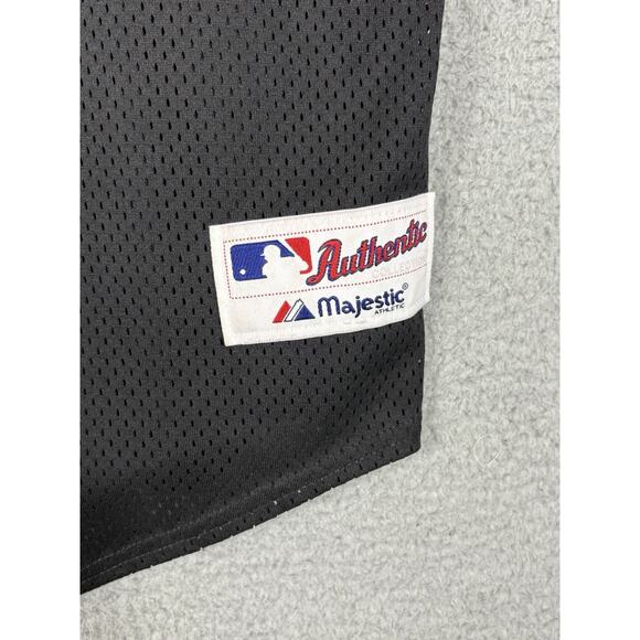 Vtg Majestic Arizona Diamondbacks Jersey Men’s 2XL Black Mesh MLB 90s USA - Picture 7 of 11